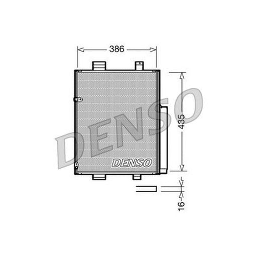 Denso Air Conditioning Condenser fits Daihatsu Materia 2006 on 1.3 1.5