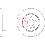 Apec Brake Discs fits Mercedes-Benz V-Class 1996-2003 638.234 638.244 638.294