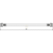 NAPA Brake Hydraulic Hose Line Rear NBH1324