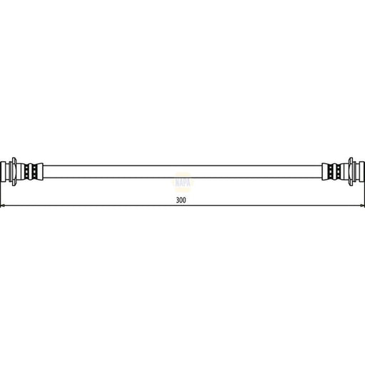 NAPA Brake Hydraulic Hose Line Rear NBH1324