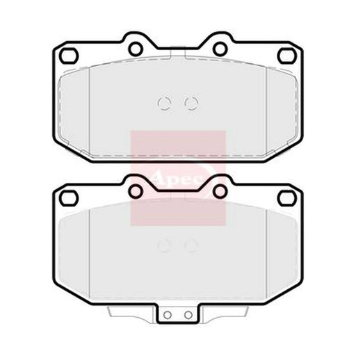 Apec Front Brake Pad Set PAD2316