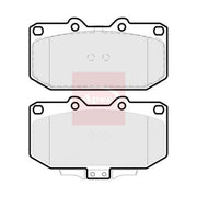 Apec Front Brake Pad Set fits Toyota Yaris/Vitz 2017-2020 1.8