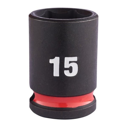 Milwaukee 15mm 3/8 Impact Socket Std-1Pc New 4932480272 Milwaukee - Dynamic Drive