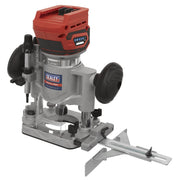 Sealey SV20 Series Cordless Trimming Router Kit 20V 4Ah - 2 Batteries CP20VTRKIT Sealey - Dynamic Drive