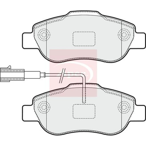 Apec Front Brake Pad Set PAD1612