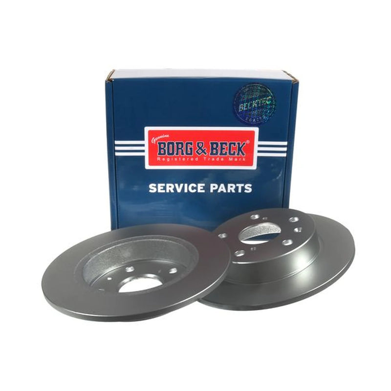 Borg & Beck Front & Rear Brake Discs & Pads fits Suzuki Swift III 2012-2017 1.6