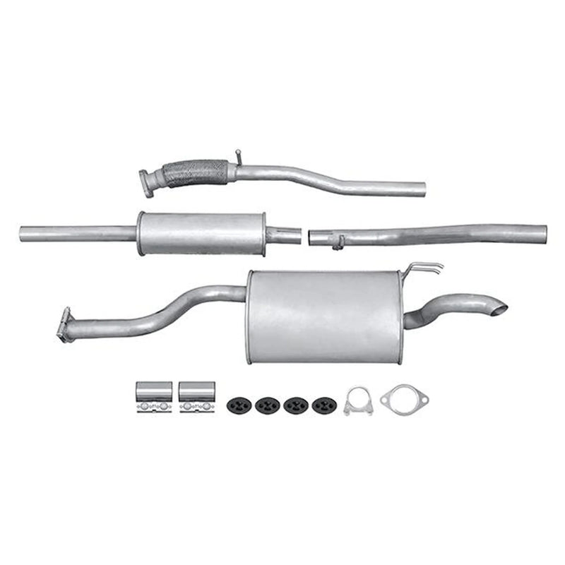 Hella End Silencer Rear fits Fiat Idea 2004 on 1.2
