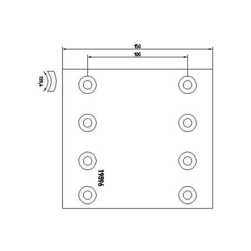 Textar Textar Cv Brake Lining Set 1959601 1959601