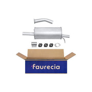 Hella End Silencer Rear fits Mazda 323 C 1989-1994 1.3