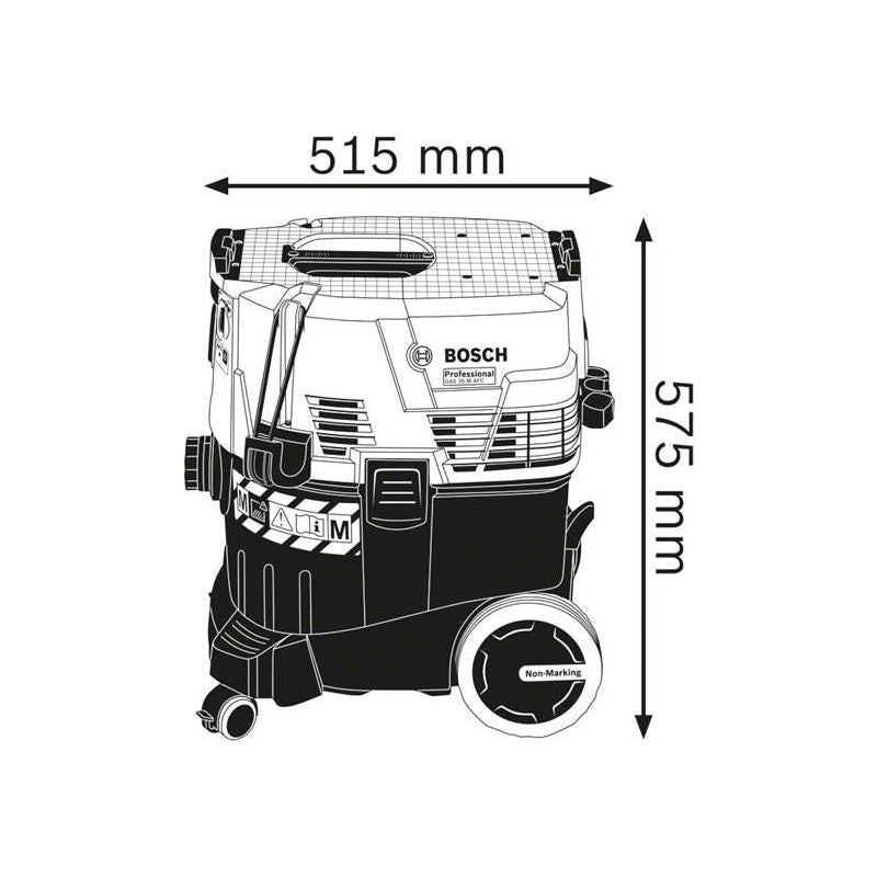 Bosch GAS 35 M AFC Professional M-Class Wet & Dry Vacuum 1200W 240V Bosch - Dynamic Drive