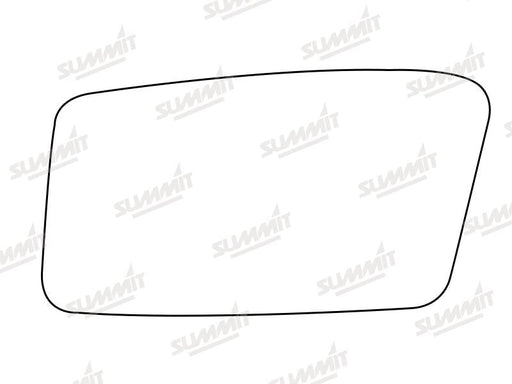 Summit Stick-On Standard Mirror Glass fits Hyundai Stellor LHS Summit - Bars 4 Cars
