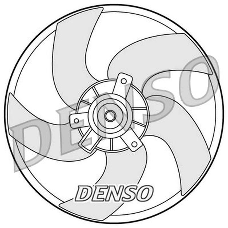 Denso Engine Cooling Fan fits Peugeot 206 1998-2009 1.1 1.4 1.6 1.9 2.0