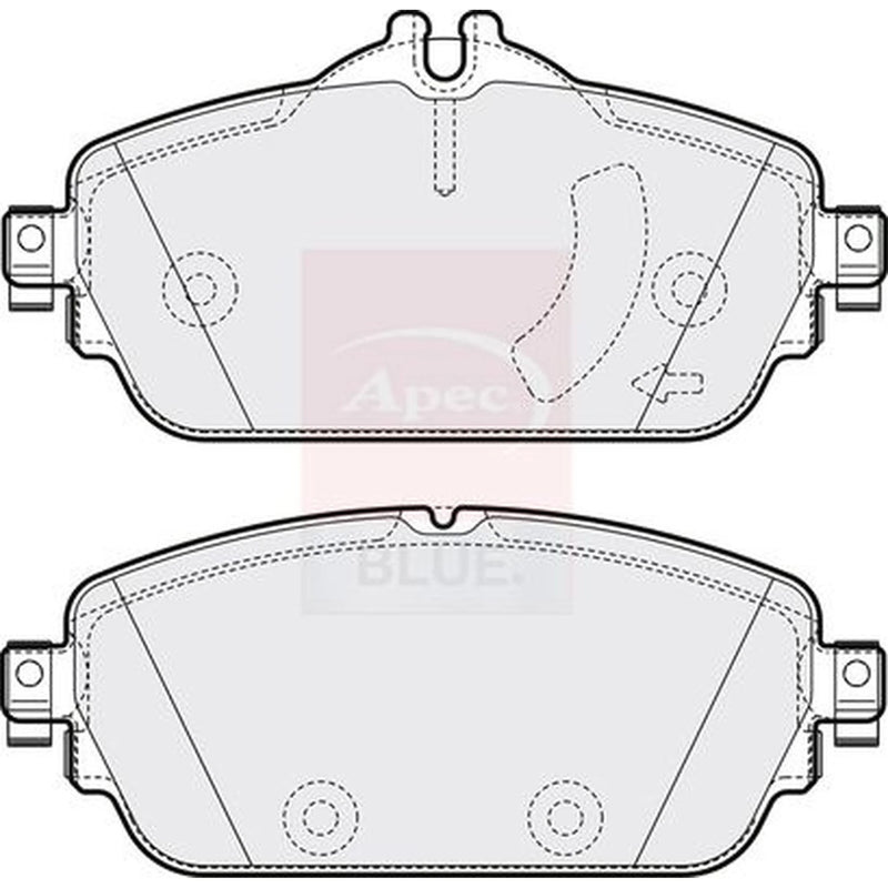 Apec Front Brake Pad Set PD3757