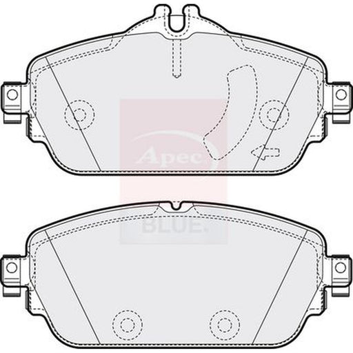 Apec Front Brake Pad Set fits Mercedes-Benz C-Class 2013-2023