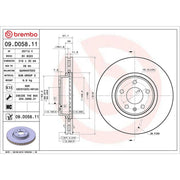 Brembo Front & Rear Brake Discs & Pads fits Audi A6 C8 2018-2019