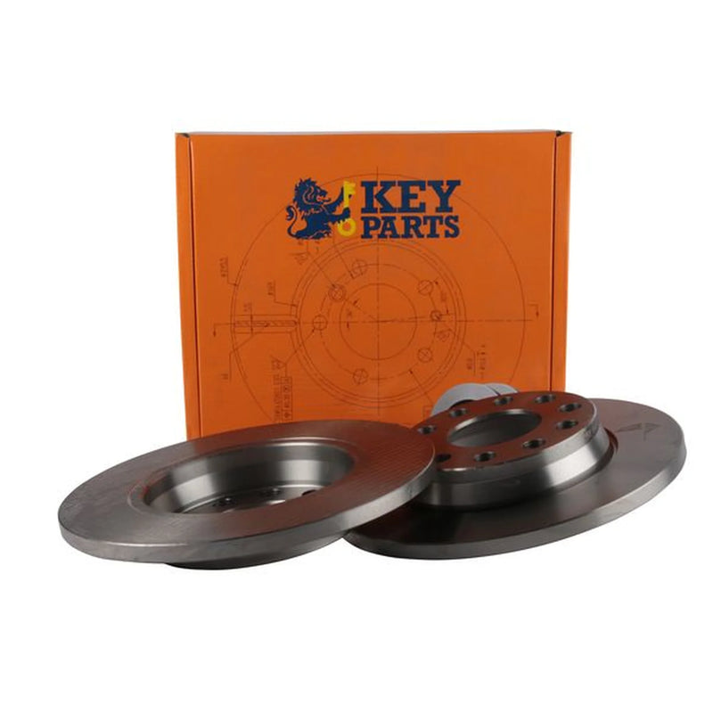 Key Parts Rear Brake Discs & Pads fits Audi A4 B6 2000-2005 1.8 2.4 2.5 3.0