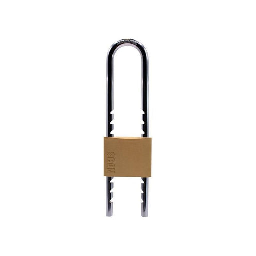 Scan Brass Padlock 50mm Sliding Shackle Scan - Dynamic Drive