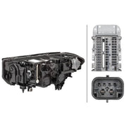 Hella Headlight Headlamp LED Right fits BMW 6 Gran Turismo 2020 on