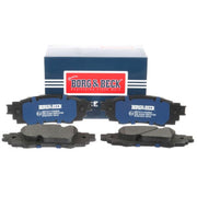 Borg & Beck Front Vented & Rear Vented Brake Discs & Pads fits Lexus Rx 2015 on