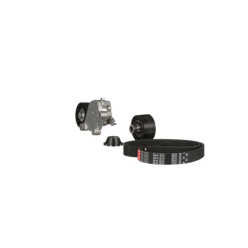 Gates V-Ribbed Belt Set fits Citroën C1 2005-2014 1.4