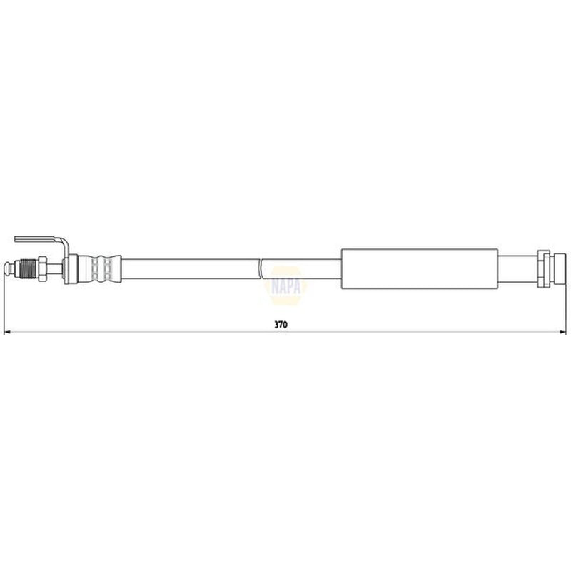 NAPA Brake Hydraulic Hose Line Front fits Ford Tourneo Custom V362 Bus 2012-2023