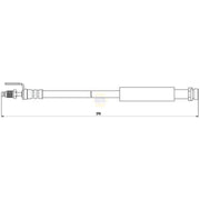 NAPA Brake Hydraulic Hose Line Front NBH1010