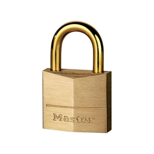 Master Lock Solid Brass 35mm Padlock with Brass Plated Shackle Master Lock - NN4 Online