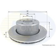 Comline Front & Rear Brake Discs & Pads fits Land Rover Range Rover 2002-2005