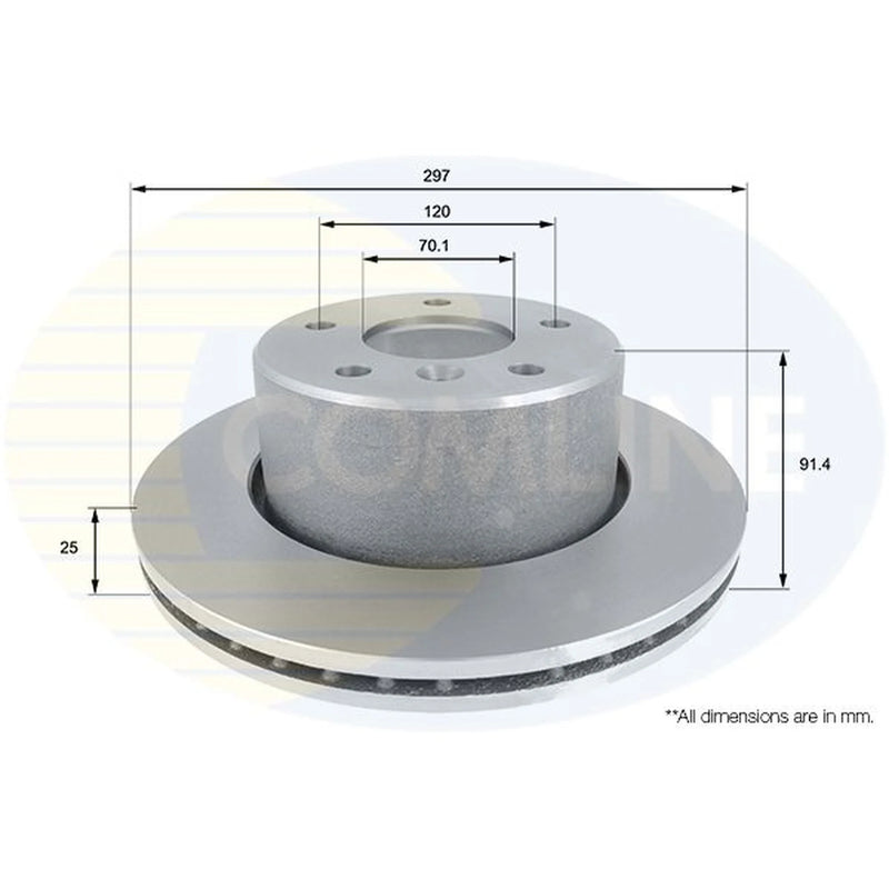 Comline Front & Rear Brake Discs & Pads fits Land Rover Range Rover 2002-2005