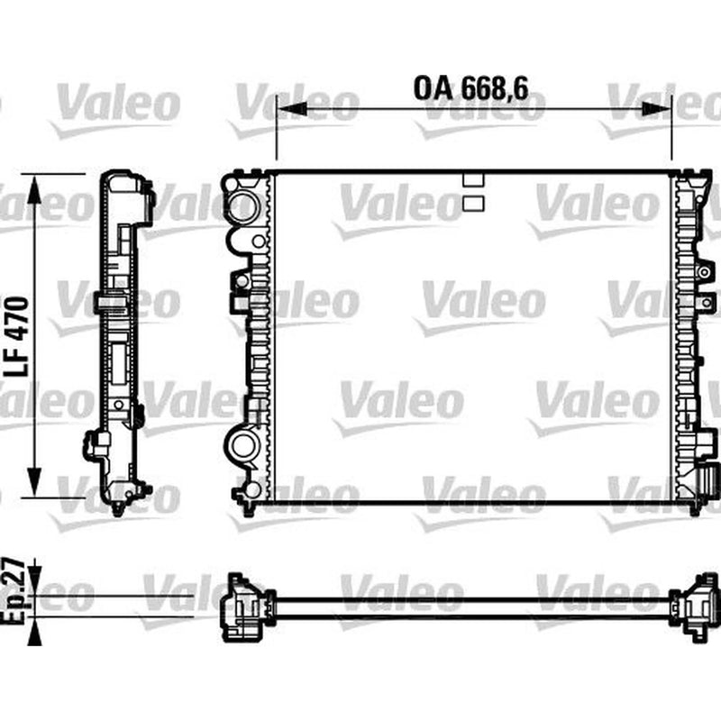 Valeo Engine Radiator 732692