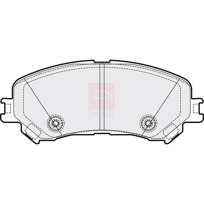 Apec Front Brake Pad Set fits Renault Arkana I 2021 on 1.6
