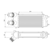Valeo Intercooler (Charge Air Cooler) 818371