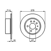 Bosch Front & Rear Brake Discs & Pads fits Mercedes-Benz S-Class 1985-1991