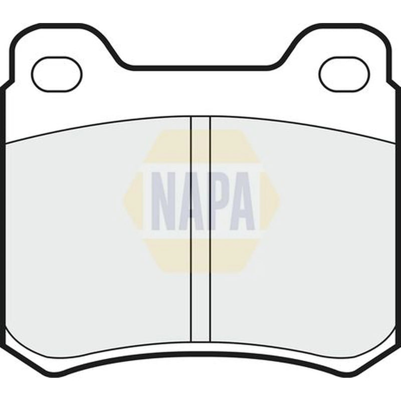 NAPA Rear Brake Pad Set fits Mercedes-Benz 123 1980-1985 123.243