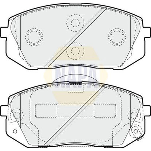 NAPA Front Brake Pad Set NBP1232