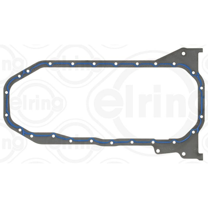 Elring Oil Sump Gasket Wide 1mm Thick fits Audi 100 C4 1991-1994