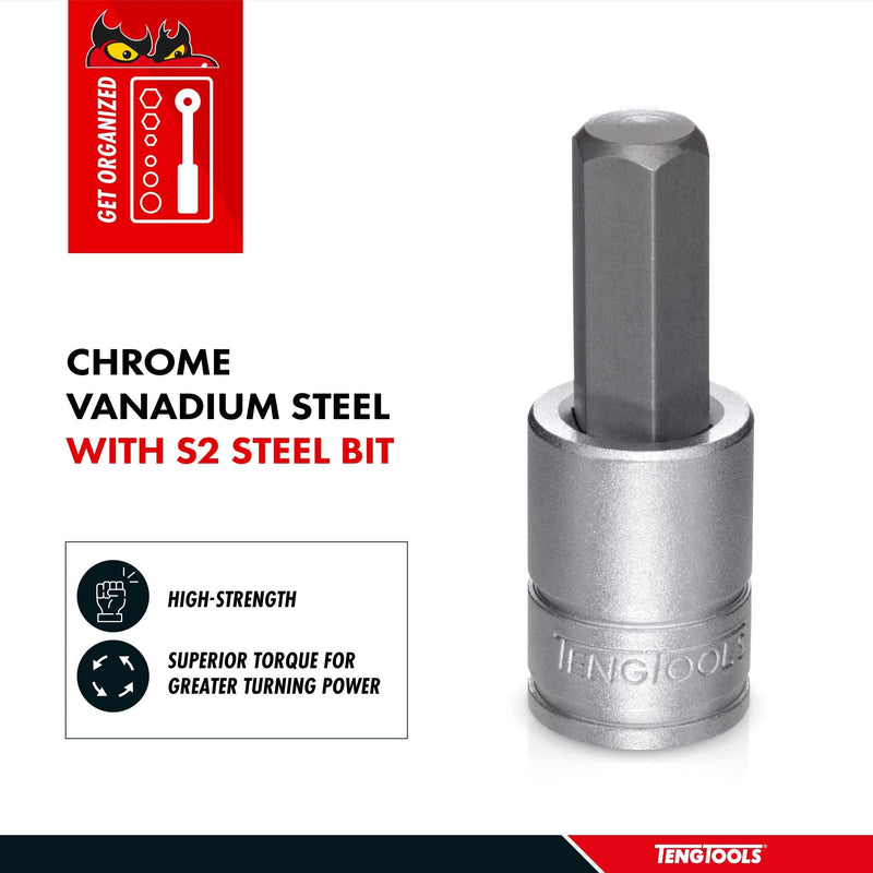 Teng Tools 1/2" Hex Bit Socket Metric 10mm Teng Tools - Dynamic Drive