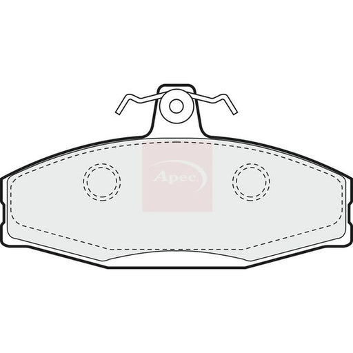 Apec Front Brake Pad Set PAD924