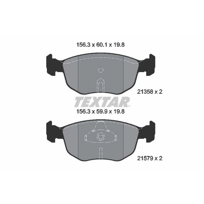 Textar Front Brake Pad Set 2135803