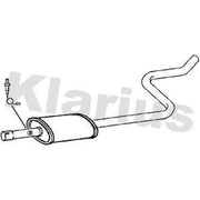 Klarius Box With Centre Pipe Centre fits Mitsubishi Colt VI 2004-2012 1.1 1.3