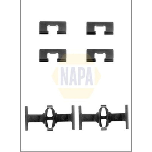 NAPA Brake Pad Accessory Fitting Kit Rear fits Honda Accord III 1985-1989 2.0