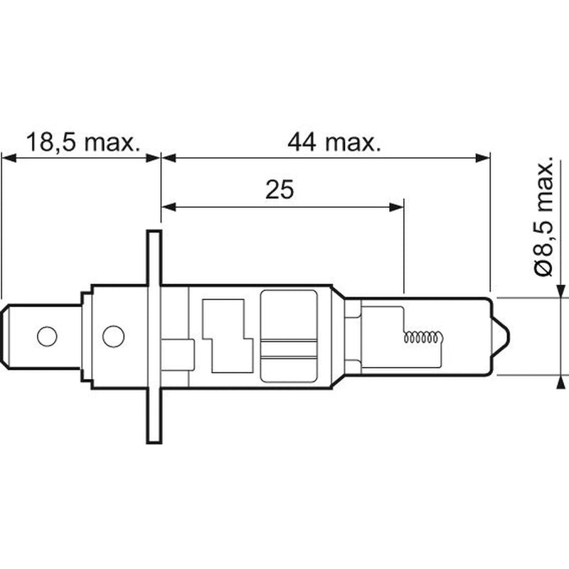Valeo H1 Bulb Cardboard Essential 032003 032003