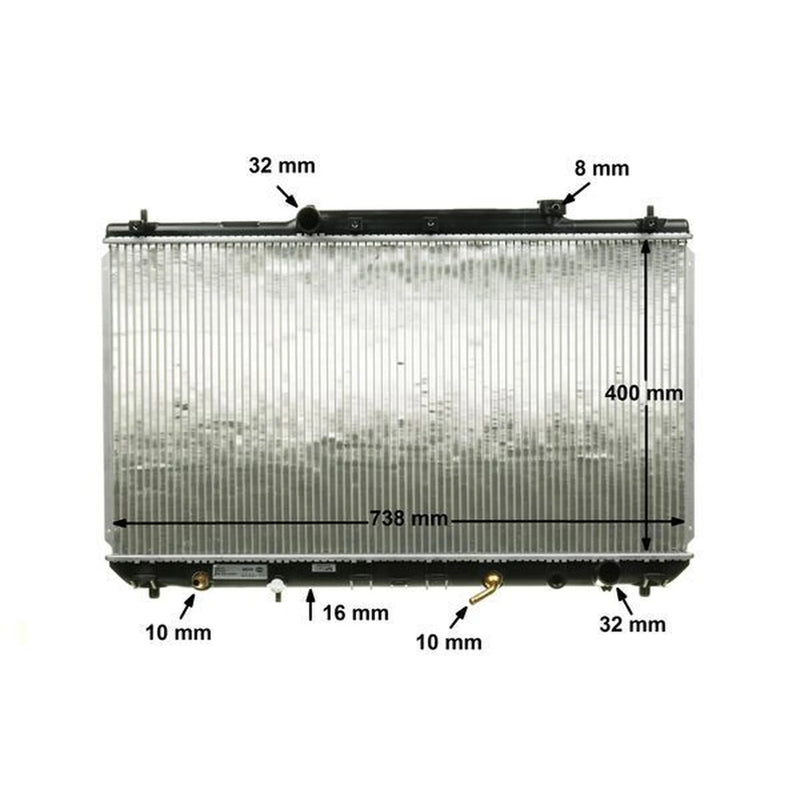 Mahle Engine Radiator fits Toyota Camry 1996-2002 2.2