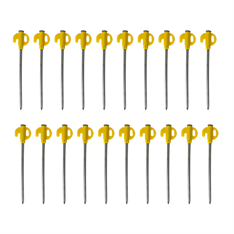 Royal Awning Tent Pegs Heavy Duty x20 Carry Case Leisure Easy Pitching Camping Royal  - Dynamic Drive