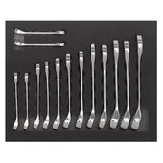 Sealey Combination Spanner Set 14pc Stubby S01232 Sealey - Dynamic Drive