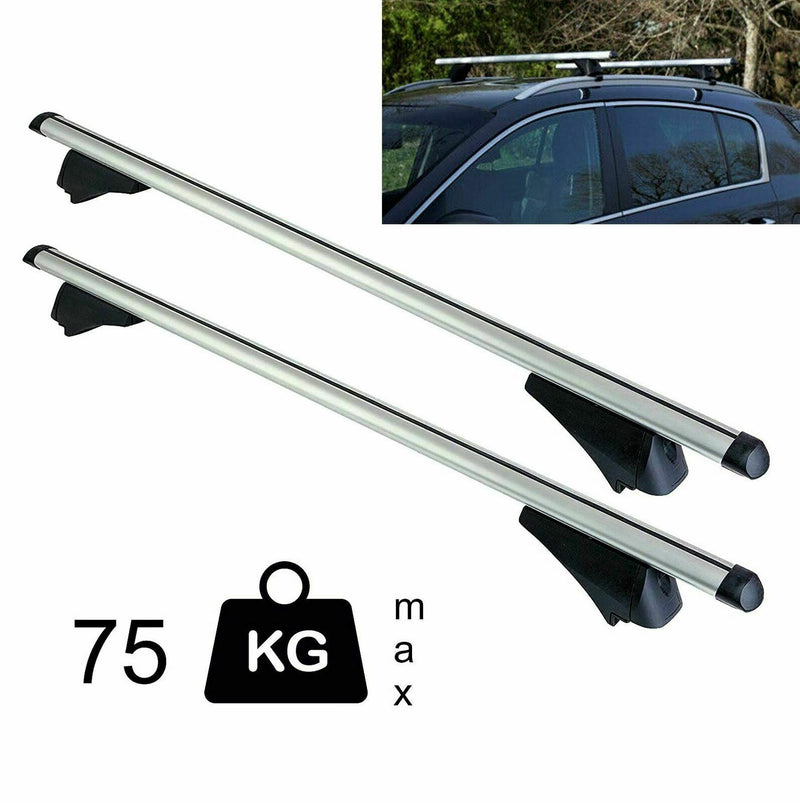 Aluminium Locking Roof Rack Cross Bars fits VOLKSWAGEN Touran II (5T) 15> Summit  - Dynamic Drive