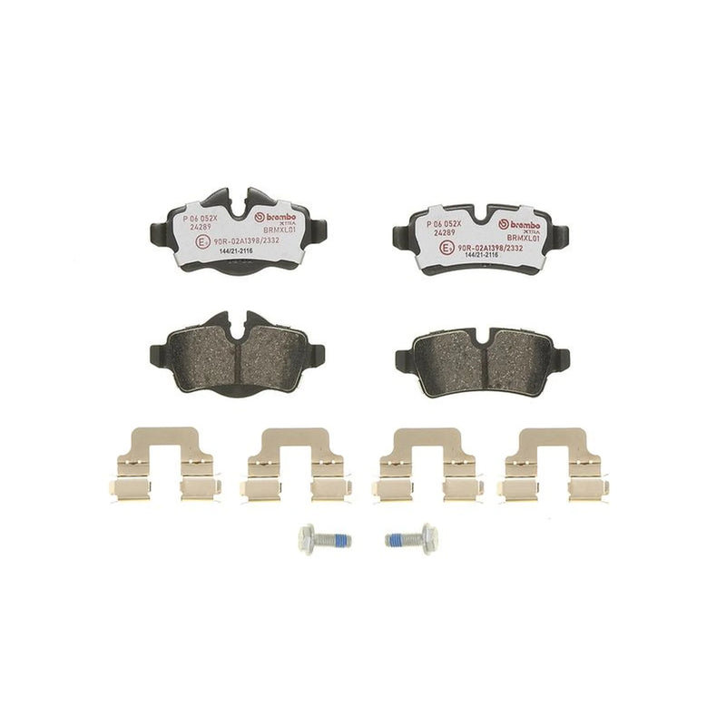 Brembo 4 x Rear Brake Pad Set fits Mini Mini 2006-2015 1.6