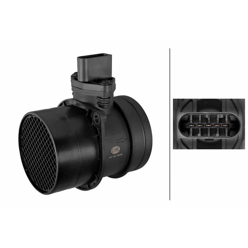 Hella MAF Sensor (Mass Air Flow) 8ET 358 166-961