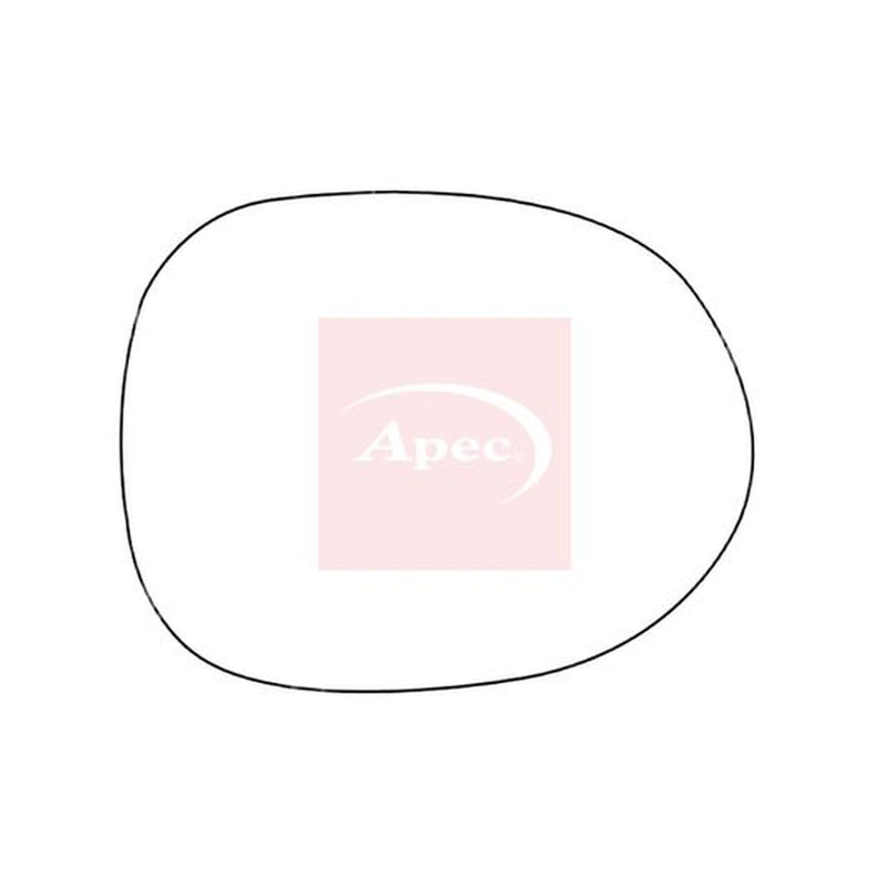 Apec Exterior Wing Mirror Glass both sides fits Honda Civic VIII 2005-2012