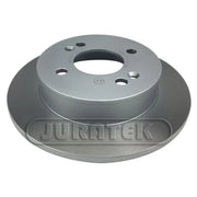 Juratek Rear Brake Solid Discs & Pads fits Hyundai I10 II 2013-2019 1.2